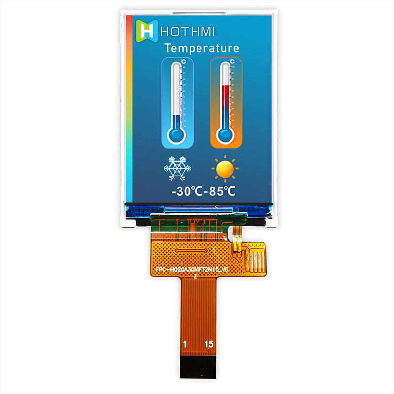 2 Inch IPS TFT LCD Display , 240x320 Temperature LCD Display