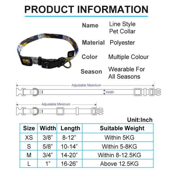 Adjustable Dog Harness Set Polyester Dog Leash Collar For Pet Animal