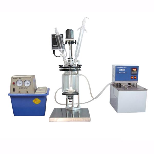 Heater / Chiller Optional Type Chemical Jacketed Glass Reactor