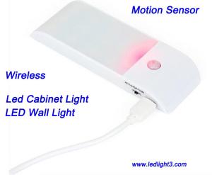 12 LED Wireless Wall Light Motion Sensor Night Light  Cabinet Led Light with Rechargable Battery for Wardrobe, Aisle