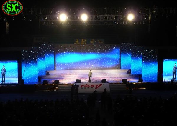 Quality SMD HD full color P4 indoor slim led display/ slim led screen / stage rental led display for sale