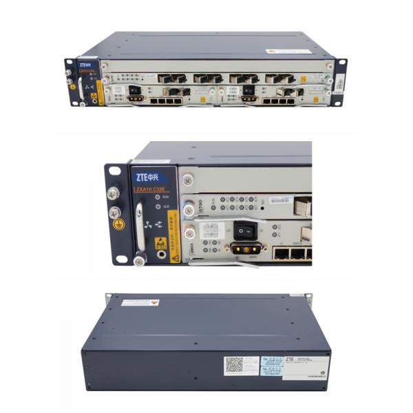 ZTE ZXA10 C320 Chassis with 2xSMXA (UCDC1), 1xGTGO C+ SFP Module