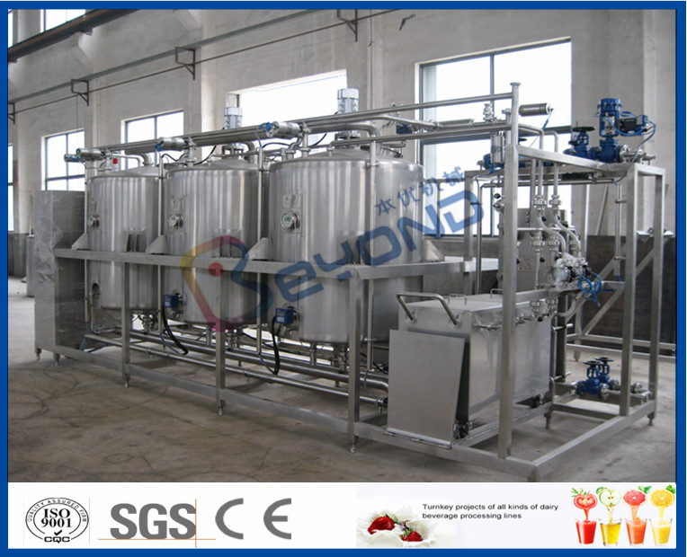 10tph Split Type Semi Auto CIP Cleaning System With SUS304 SS316 Material