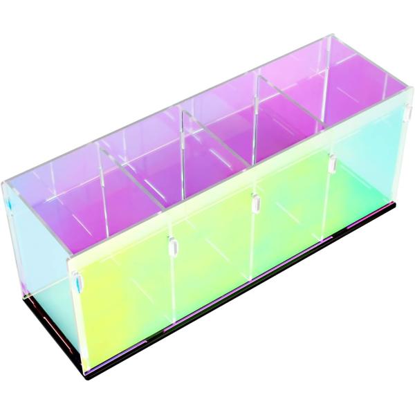 Acrylic Coloful Box Cheap Custom Acrylic Supermarket Food Dispenser Case Supermarket Supply