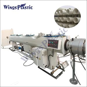 Wholesale PVC Water Pipe Extruder Machine with Conical Twin Screw Extruder from china suppliers