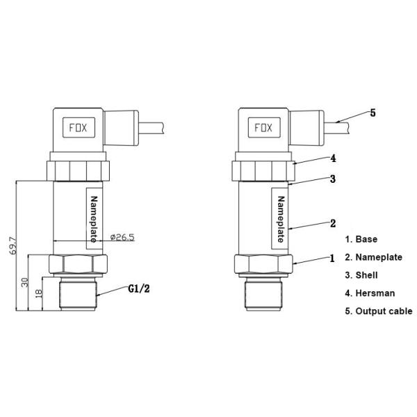 Piezoresistive Barometric Pressure Sensor