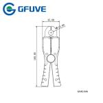 GFUVE HQ15 5A 100A AC Light Weight Current Probe CT Detection Monitoring Low