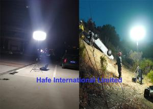 China 400W Portable Rechargeable LED Lights , Rechargeable Tripod Work Light Battery Powered on sale