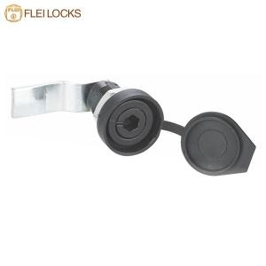 China Zinc Alloy New Energy Vehicles Equipment Cabinet Cam Lock With Dust Cover on sale