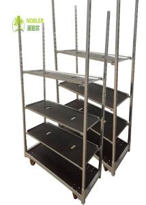 Wholesale Hot Galvanized CC Container Danish Flower Trolley 100kg Per Shelf Load Capacity from china suppliers