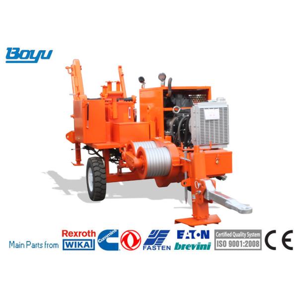 30kN Hydraulic Transmission Line Stringing Equipment Puller Cummins Engine