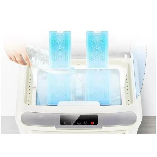 195*140*30MM Reusable PE Ice Keeper Custom Design Plastic Containers for Storage