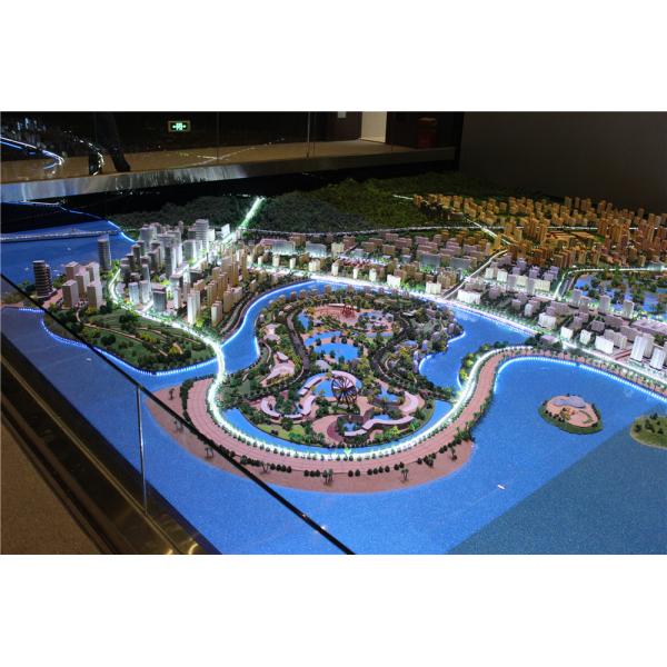 1 / 1000 Scale Miniature Architectural Models For Urban Planning Display