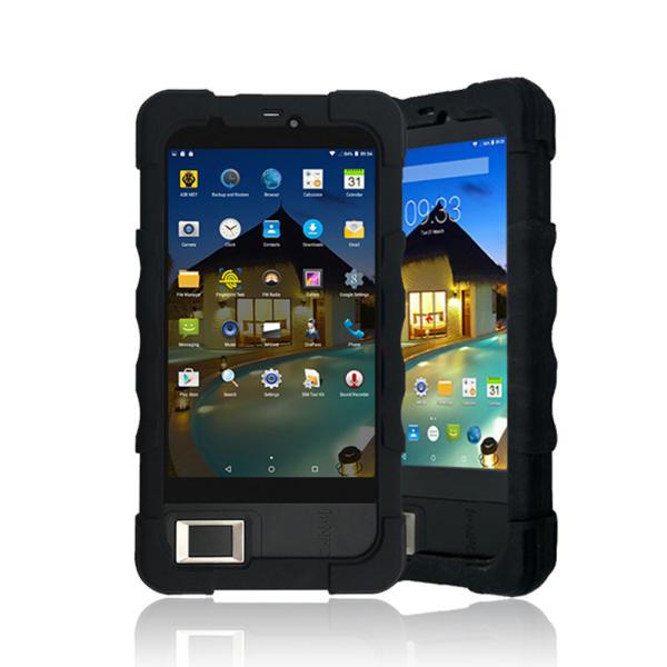Quality HFSecurity FP07 Handheld Terminal Fingerprint Time Attendance Tablet Fingerprint Card Reader With Android Mobile for sale