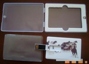China 4G, 8G, 16G customized Credit Card USB Drives flash memory disks on sale