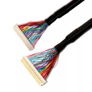 China LCD VGA LVDS Controller Board 150mm Ipex Micro Coax Cable 42AWG 44AWG 46AWG on sale