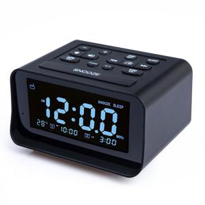 Wholesale Rechargeable Digital Alarm Clock Radio Portable With Temperature Sensor from china suppliers