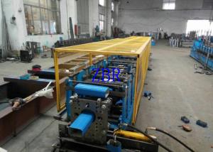China 13 Stations Downspout Roll Forming Machine 3T Manual Uncoiler For Roof Water on sale