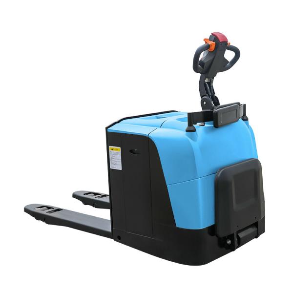 Quality 2 Ton Load Capacity Stand on Electric Pallet Truck for Material Handling for sale