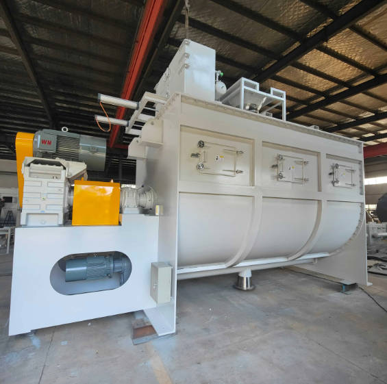 High-Efficiency Continuous Operation Horizontal Force Mixer