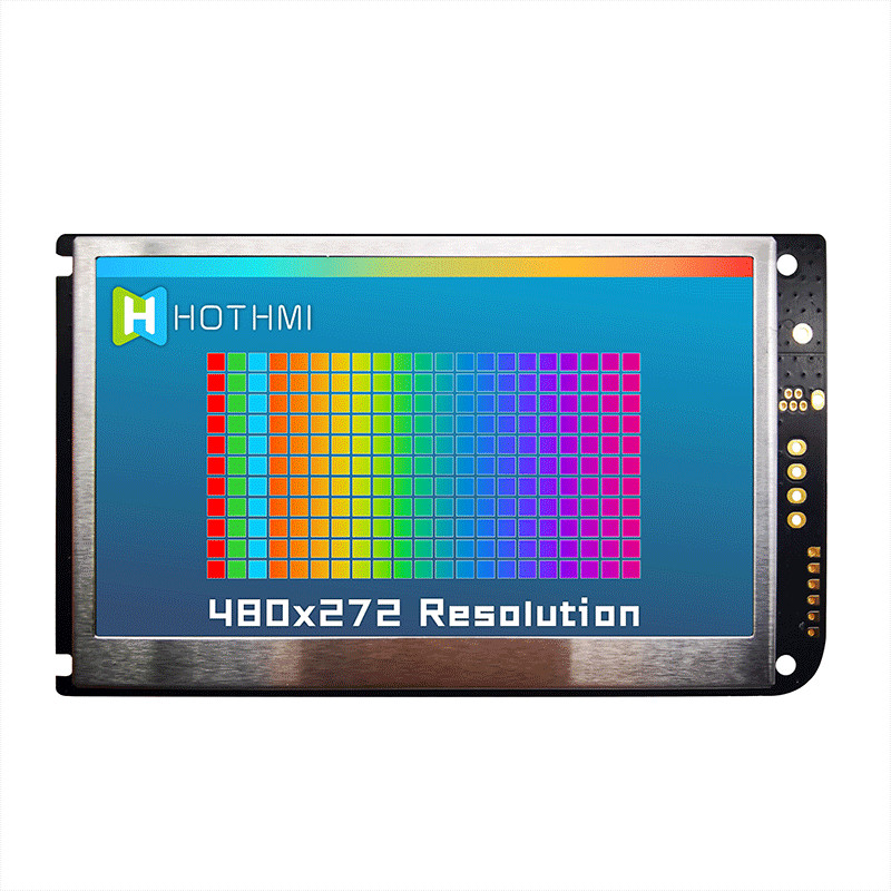 4.3 Inch UART TFT LCD 480x272 Display TFT MODULE PANEL WITH LCD CONTROLLER BOARD