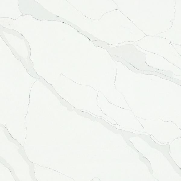 Quality Marble Textures Calacatta Quartz Stone White Quartz Engineered Stone Countertop for sale