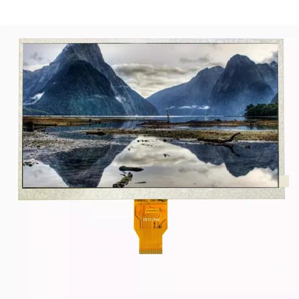 Quality 40 Pin 10.1 Inch LCD Display TFT LCD Screen Module 1204×600 LVDS Interface Wide View for sale