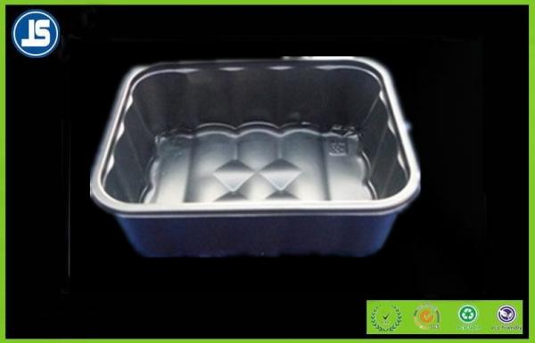Quality Silver / Grey Plastic Food Packaging Trays Customized With SGS / QC for sale