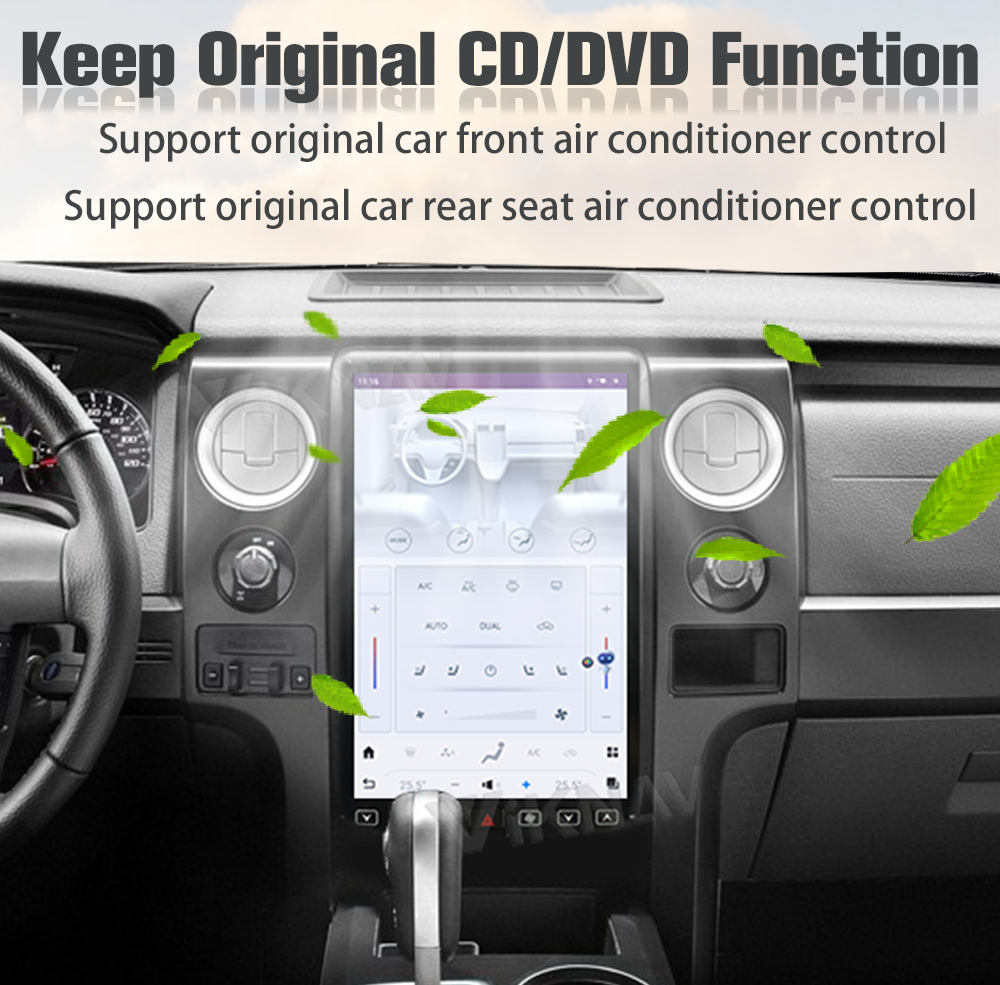 Viknav Car Radio For Ford F150 (2013 2014) 14.4 inch Car Radio GPS Navigation Multimedia Player With CarPlay
