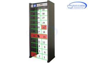 256 Levels Sensitivity Door Frame Metal Detector Waterproof With Customized Language System