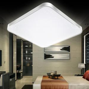 China IP40 50W Square LED Pendant Lights Remote Control Excellent Luminous Efficiency on sale