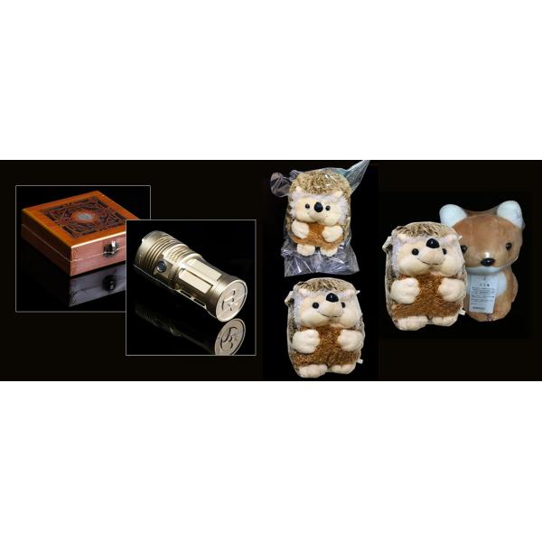 Packaging dolls, flashlights, decorative boxes