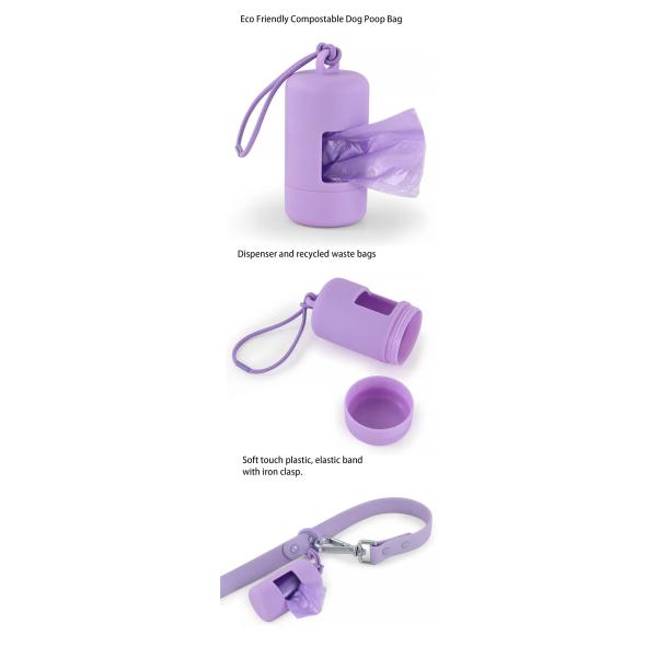 Neoprene Leash Collar Combo Adjustable Soft PVC Red Collar And Leash