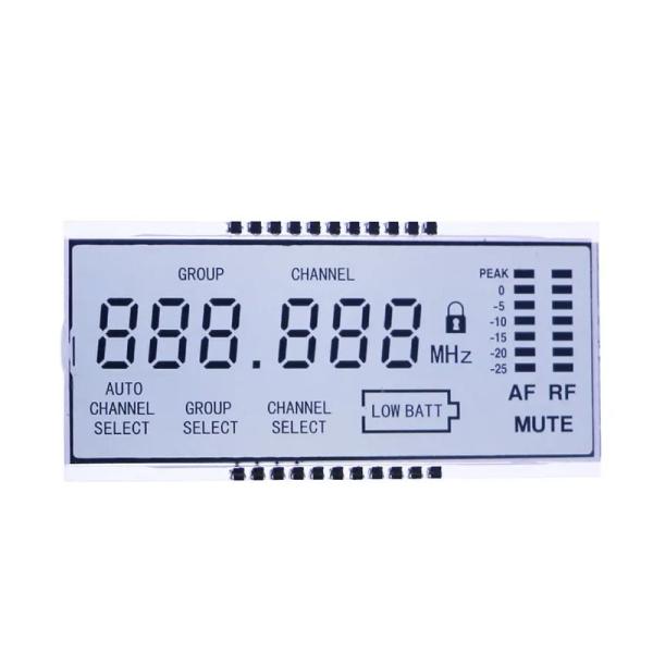 Quality 1/3 Bias TN LCD Display With 12 Pin Connector And 1/8DUTY Driver Method for sale