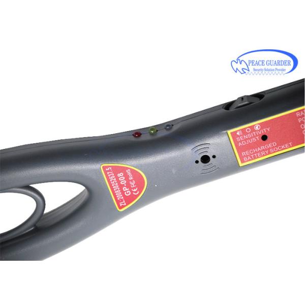 Weapon / Gun Checking Portable Metal Detector Light Weight ABS Adjustable Alarm Indication