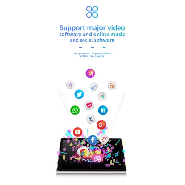 13.3 Inch Android Carplay Multimedia Navigation System 2 Din Universal