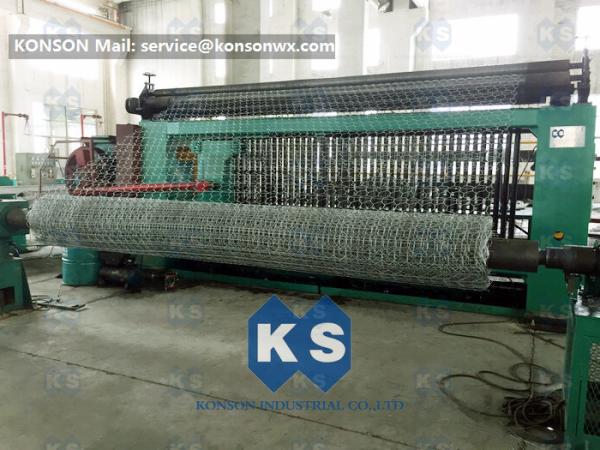Quality Custom Hexagonal Wire Mesh Gabion Box Machine With Max Wire Dia 3200mm for sale