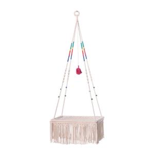 Wholesale Tapestry Lace Cat Bed Cotton Rope Swing Chair Bohemian Cat Hammock from china suppliers