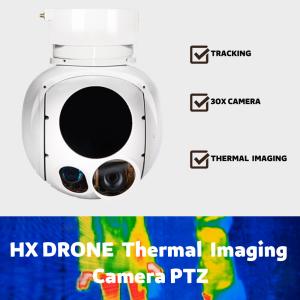 China 10.5KG 30X Zoom Drone Thermal Cameras Laser Ranging Automatic Capture Tracking HXTS10 on sale