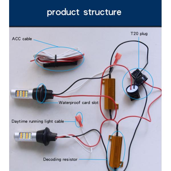 OEM T20 LED Brake Turn Signal Lights Canbus Luces 1157 LED Lamp 12V