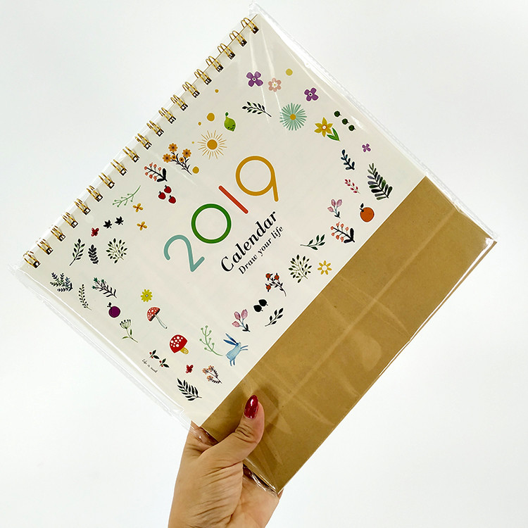 Wholesale Kraft Board Cute Desk Calendar , Personalised Table Calendar For Exam Count Down from china suppliers