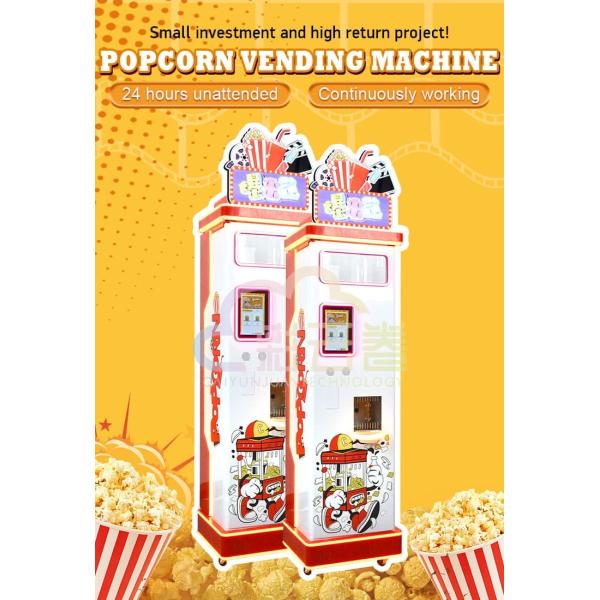 Fully Automatic Popcorn Machine Vending 5.6Kg Capacity For Office Buildings