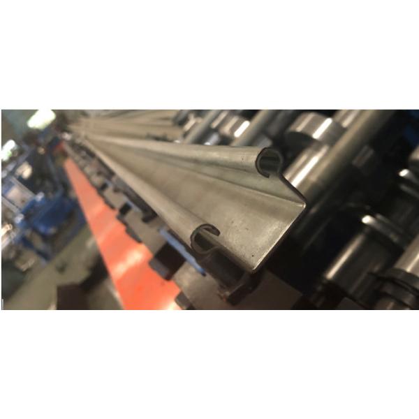 Rolling Shutter Slats Roll Forming Machine , Roller Shutter Door Machine For Metal Sheets