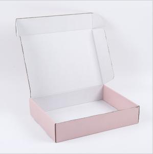 Wholesale Custom Corrugated Boxes Custom corrugated box pink mailbox express delivery box rectangular packaging box from china suppliers