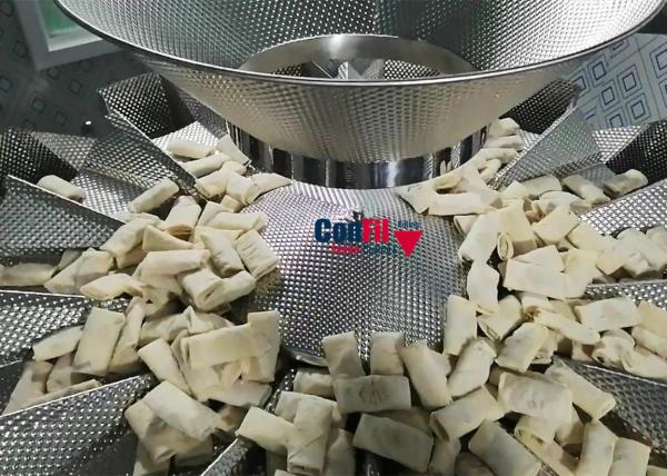 Quality Multihead Weighing Machine Multihead Weigher for Frozen Food Spring Roll Counting Filling Machine for sale