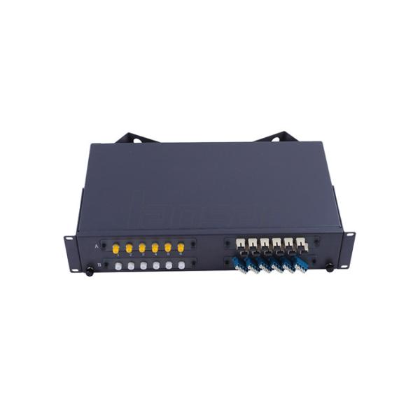 Metal 2U Slide Type Simplex SC Fiber Optic Patch Panel 48 Port for Data Center