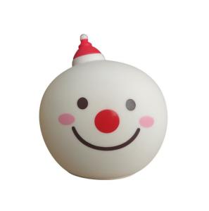 China Snowman Silicone Night Lights 20000H Usb Powered Led Touch Desk Lamp 1200mAh on sale