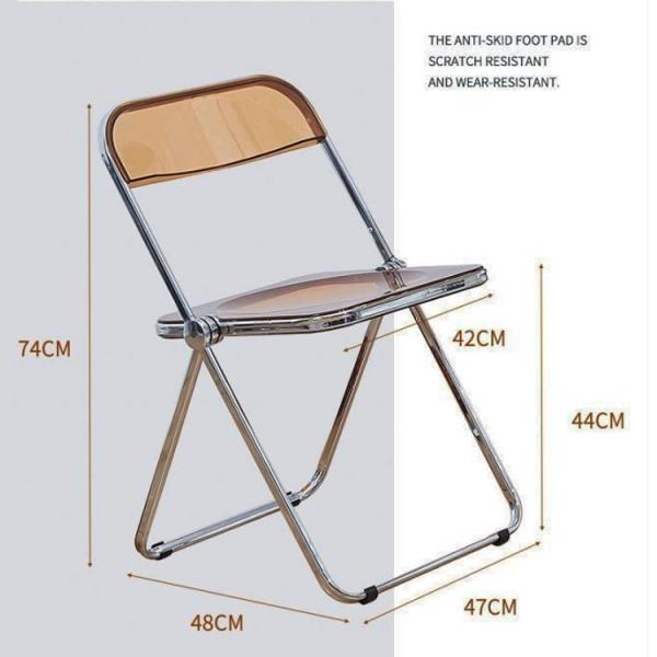 Foldable Plastic Acrylic Metal Outdoor Garden Living Room Table and Chair Set for Park