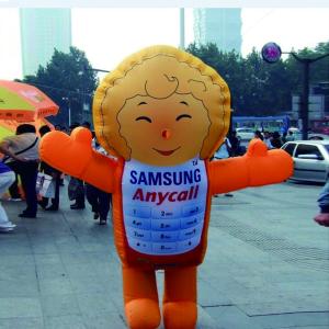 Wholesale Giant Inflatable Cartoon Mascot Customized Oxford Cute Advertising from china suppliers