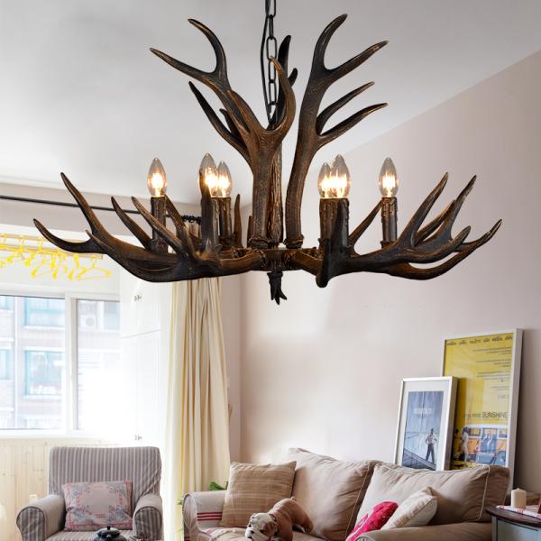 Modern antler chandelier for living room Bedroom Kitchen Light Fixtures (WH-AC-09)